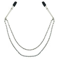 Sportsheets® Sportsheets Sincerely Bling Double-Strand Nipple Clips Silver