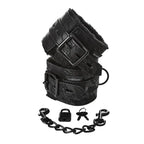 Sportsheets® Sportsheets Sincerely Lace & Faux Fur Lined Handcuffs Black