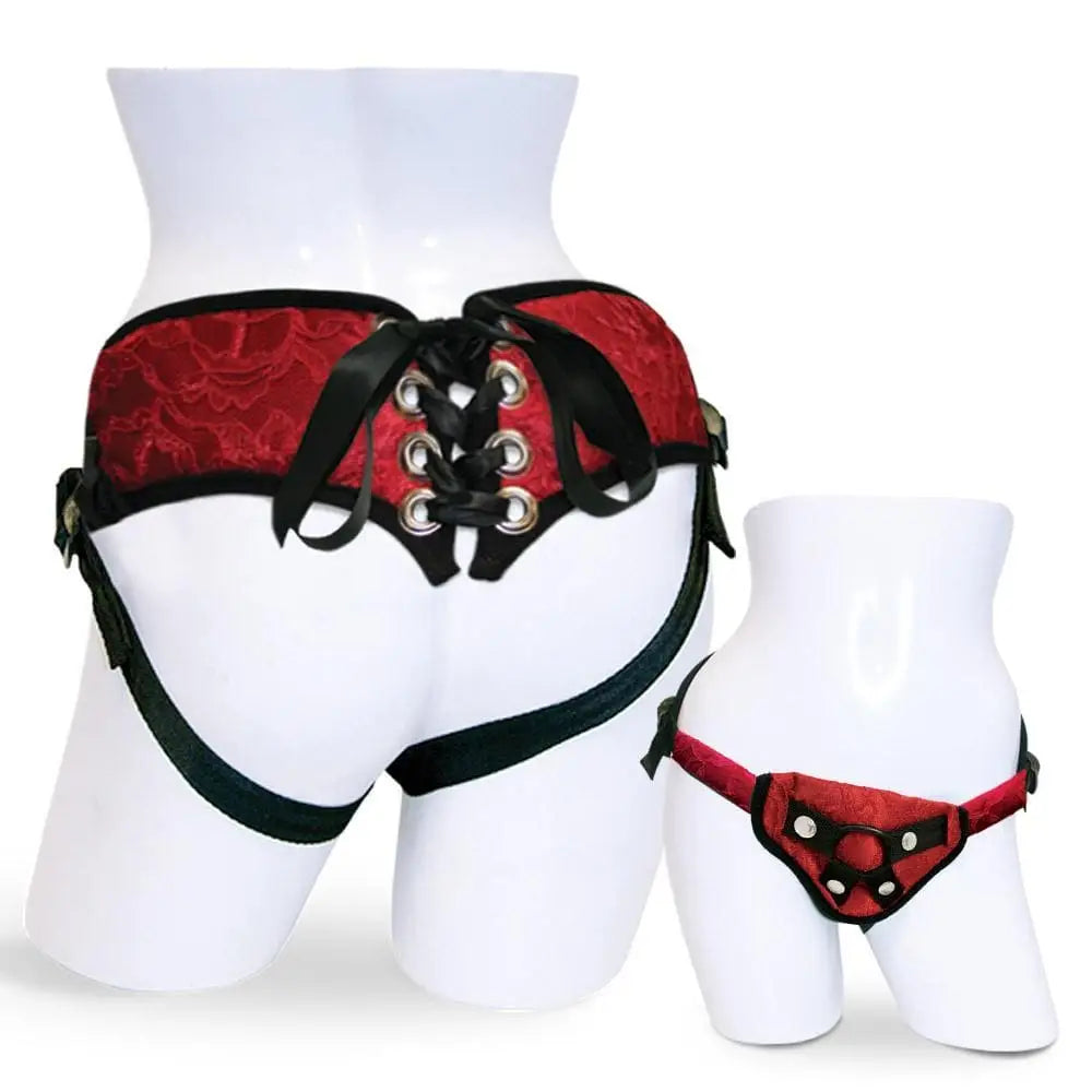 Sportsheets® Sunrise Lace Corsette Strap On Harness - Rolik®