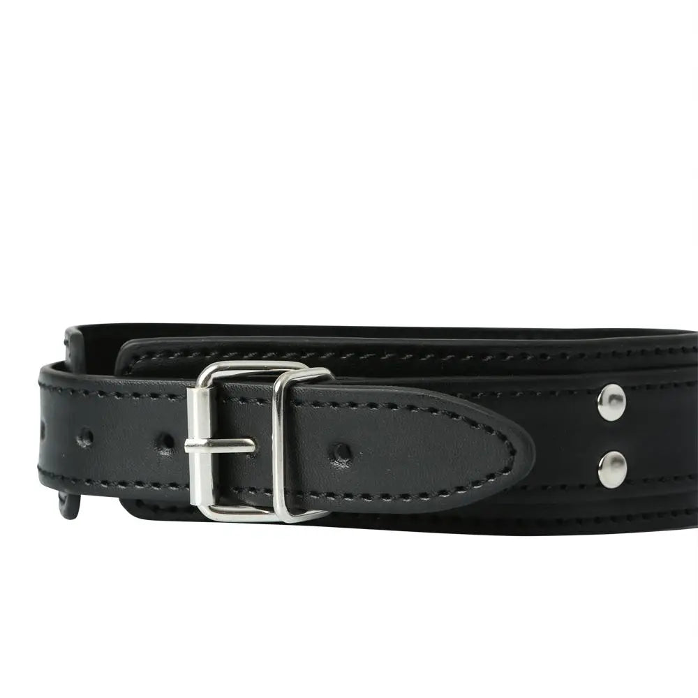 Collar With Nipple Clamps - Black - Restraints