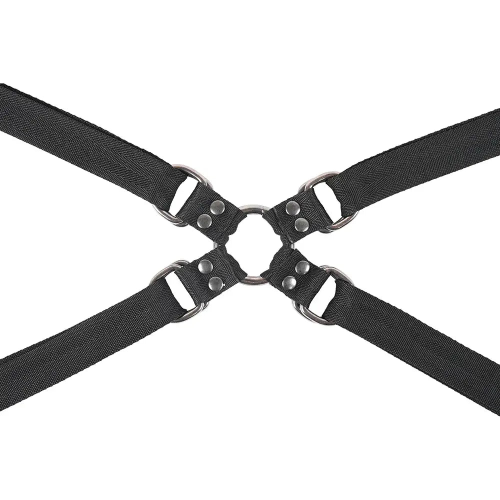 Sportsheets® Velvet Noir Adjustable Hog Tie & Cuff Set - Rolik®