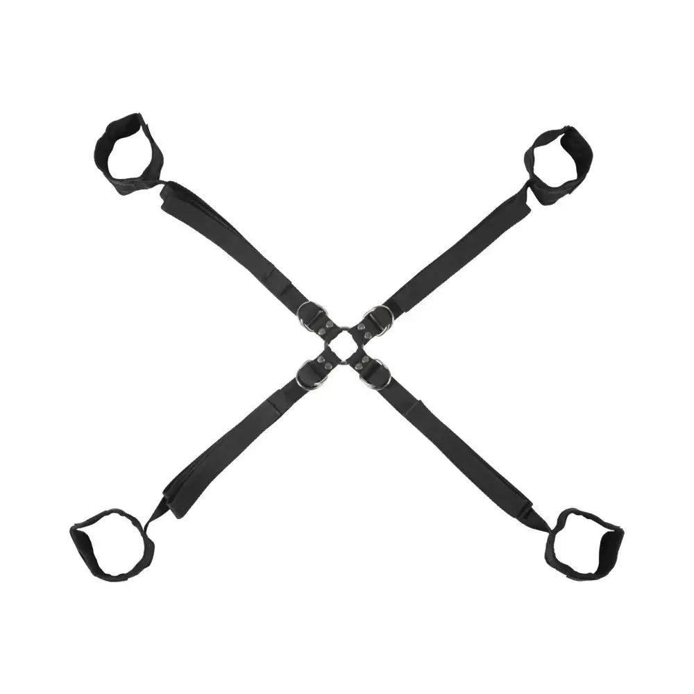 Sportsheets® Velvet Noir Adjustable Hog Tie & Cuff Set - Rolik®
