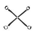 Sportsheets® Velvet Noir Adjustable Hog Tie & Cuff Set - Rolik®