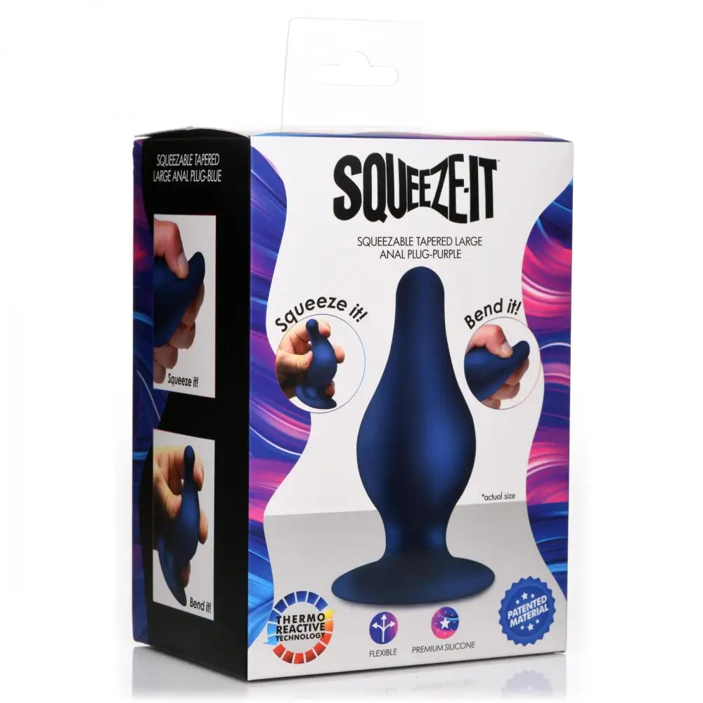 Squeeze - It™ Squeezable Tapered Anal Plug - Butt