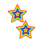 Glitter Pumping Star Nipple Pasties
