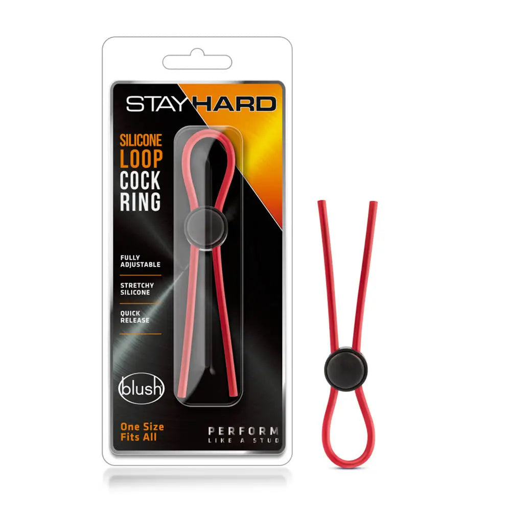 Stay Hard Silicone Loop Adjustable C-Ring