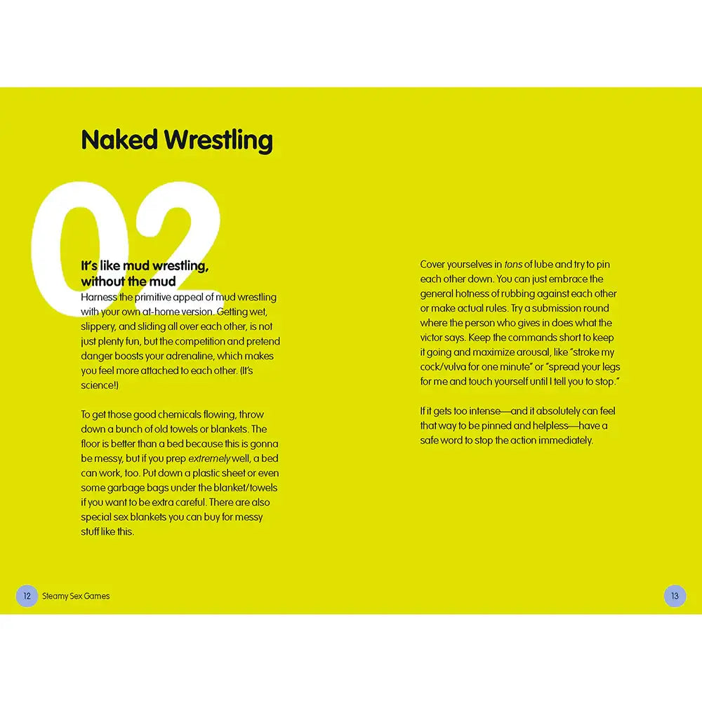 Steamy Sex Games: A Naughty/Nice Playbook for Adventurous Couples