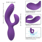 Stella™ Liquid Silicone “C” Curve Vibrator - Rolik®