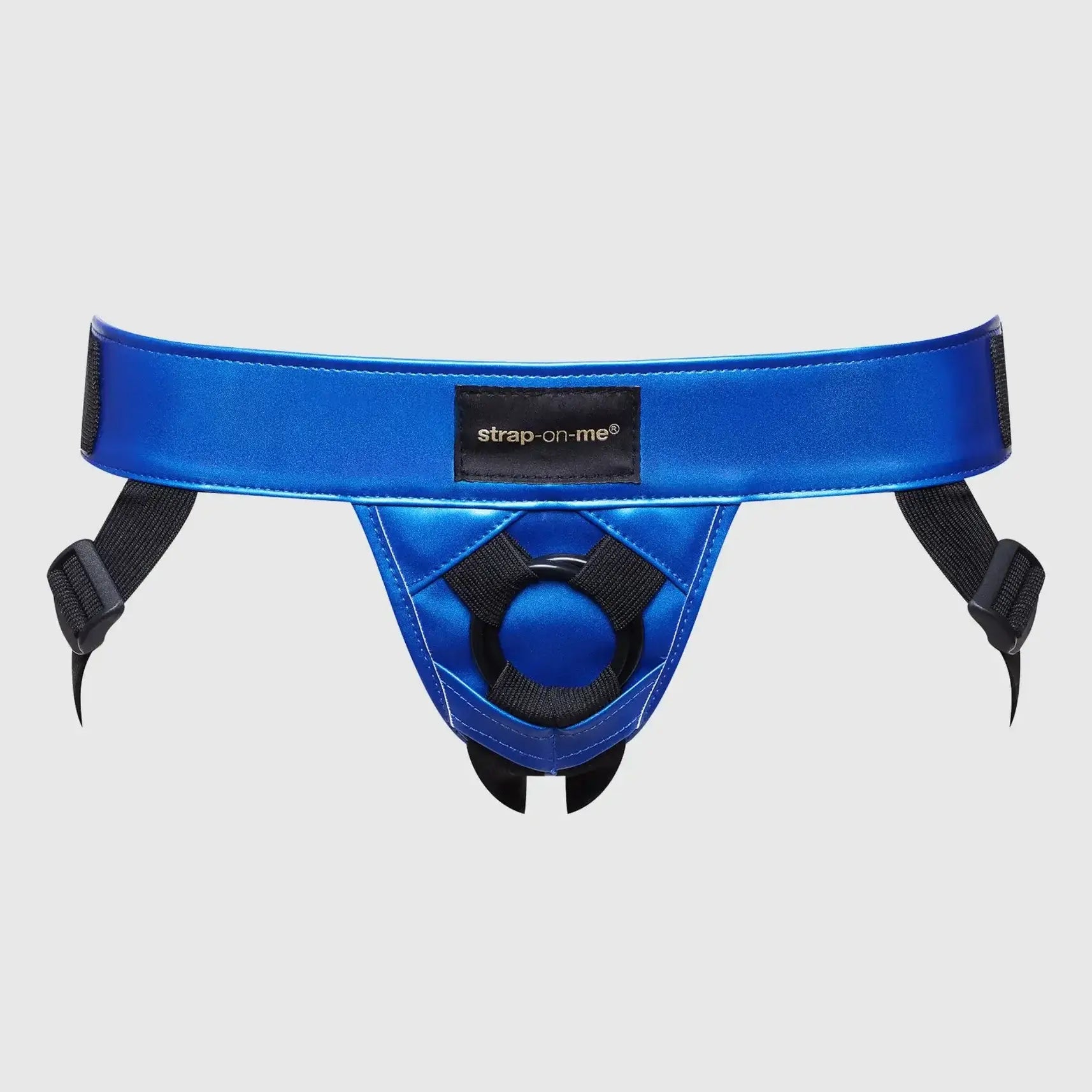 Curious Leatherette Harness Blue