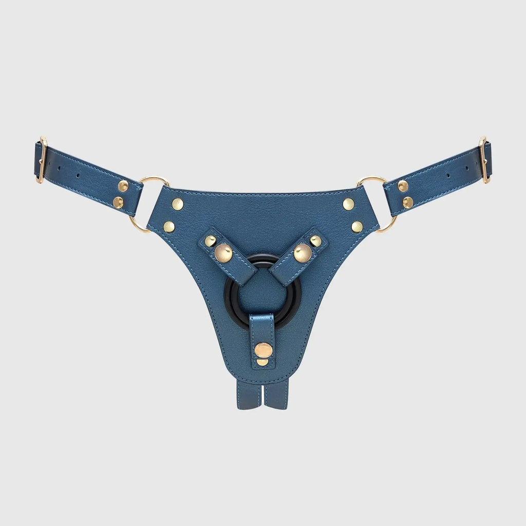 Generous Leatherette Harness Blue