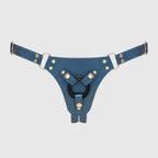 Generous Leatherette Harness Blue