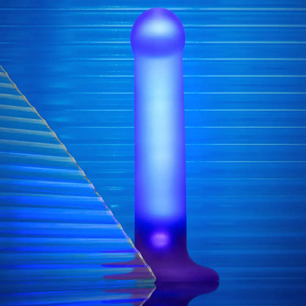 Blue Glow-LED Dildo