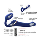 Multi Orgasm Bendable Strap - On Dildo