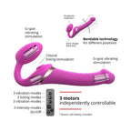 Multi Orgasm Bendable Strap - On Dildo