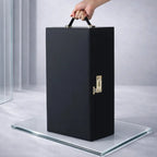 strap-on-me® Strap-on-me Prestige Locking Storage Case, Velvet Interior 3-Digit Lock Black