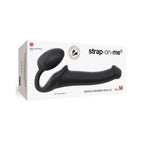 strap-on-me® strap-on-me Silicone Bendable Strapless Strap-On Dildo Black / Medium