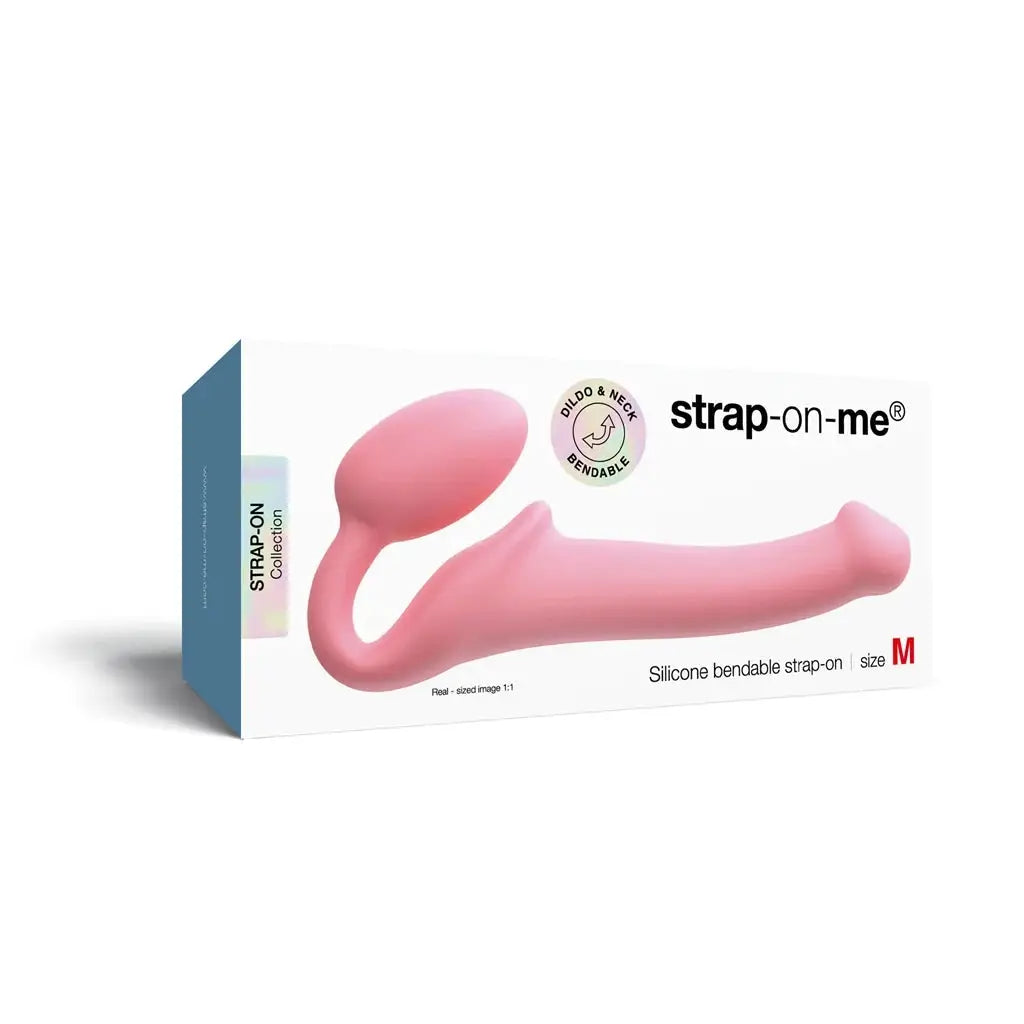 strap-on-me® strap-on-me Silicone Bendable Strapless Strap-On Dildo Pink / Medium