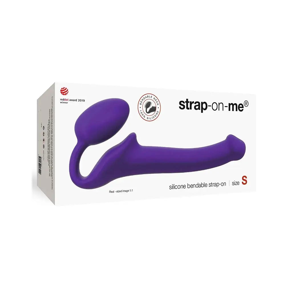 strap-on-me® strap-on-me Silicone Bendable Strapless Strap-On Dildo Purple / Small
