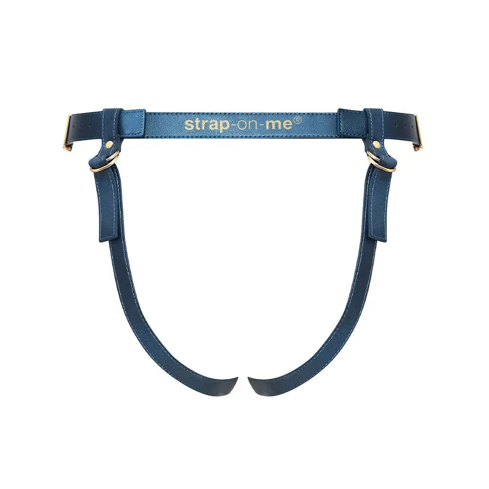 strap - on - me® Generous Leatherette Harness Blue - Rolik®