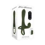 Strap Tap & Go Wearable Dual Vibrator - Army Green
