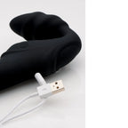 Strap U® Pro Rider 9X Vibrating Silicone Strapless On with Remote Control - Black - Dildo