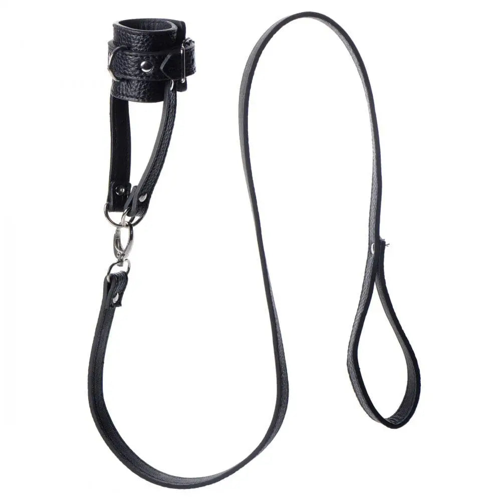 XR Brands® Strict™ Ball Stretcher With Leash - Rolik®