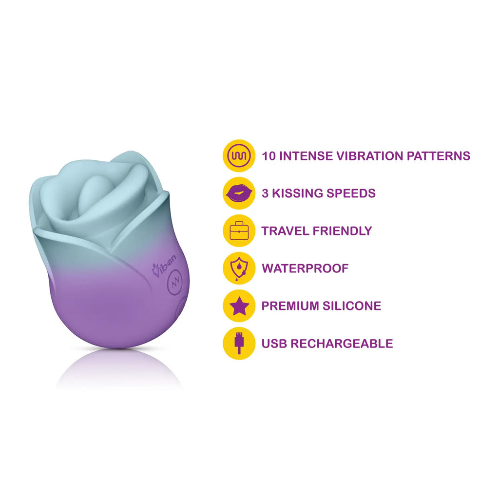 Multicolor Succubus Vibrating Kissing Rose