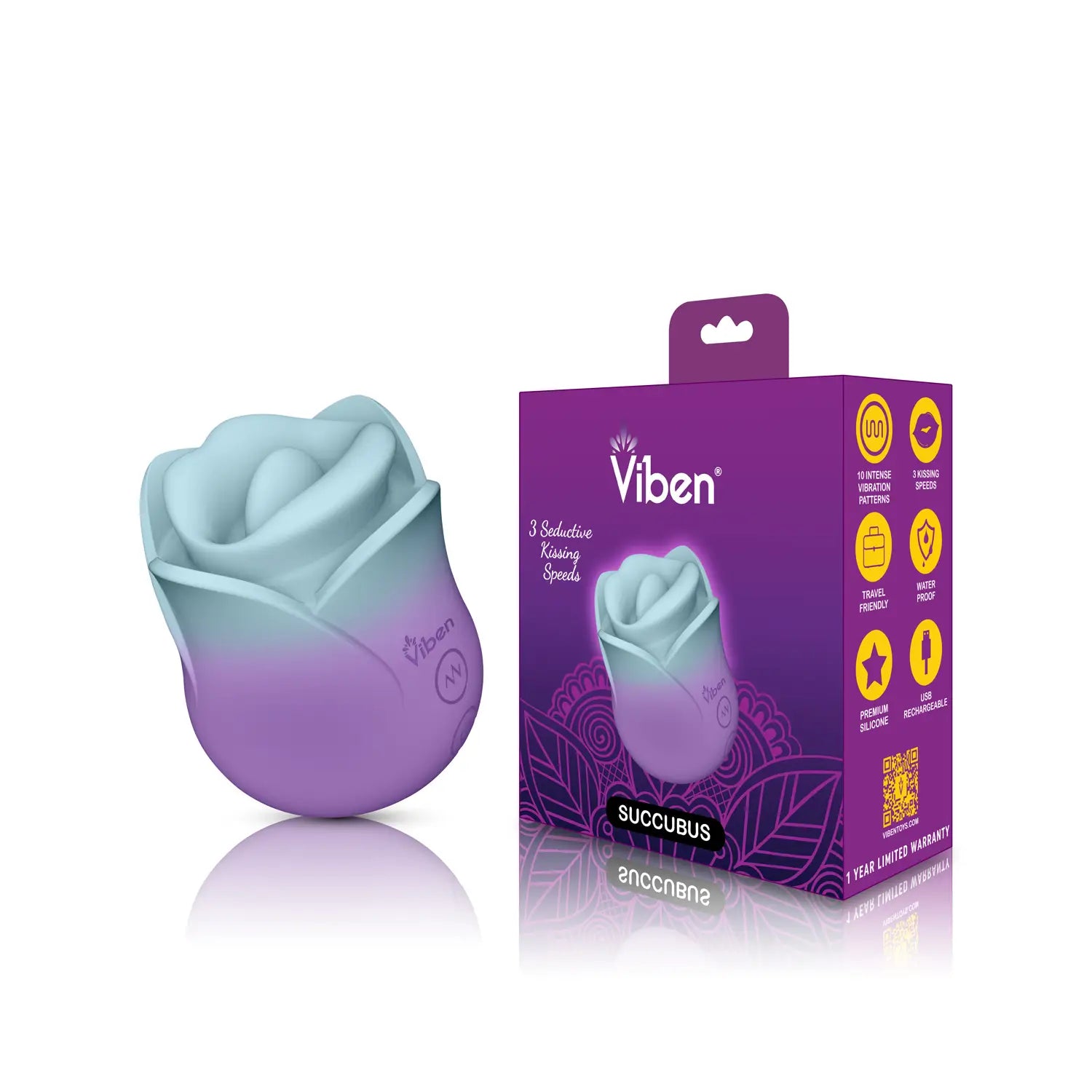 Multicolor Succubus Vibrating Kissing Rose