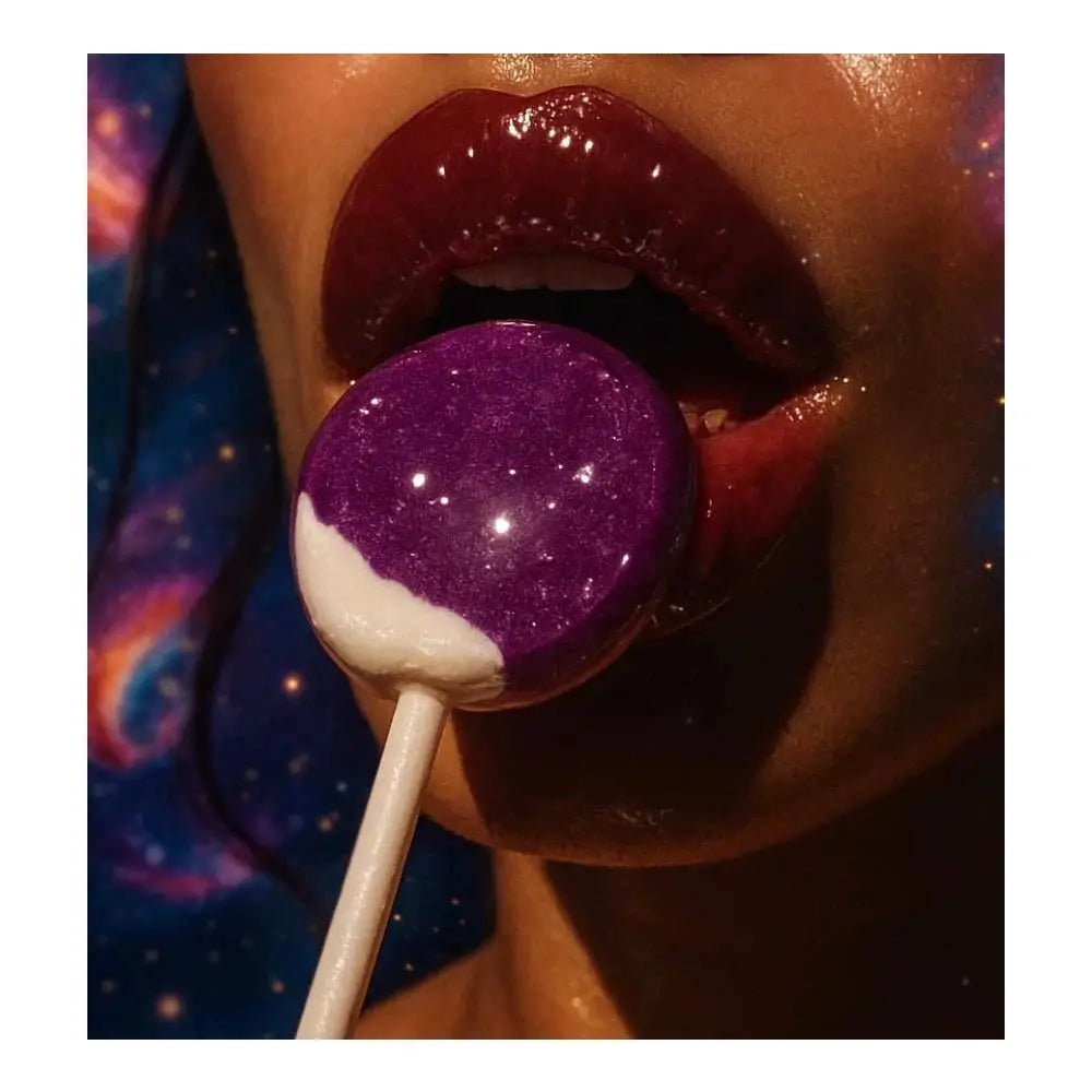 Sugar Splash DEEP Gag-Suppressing Suckers | Purple Razz Flavor | 10-Pack