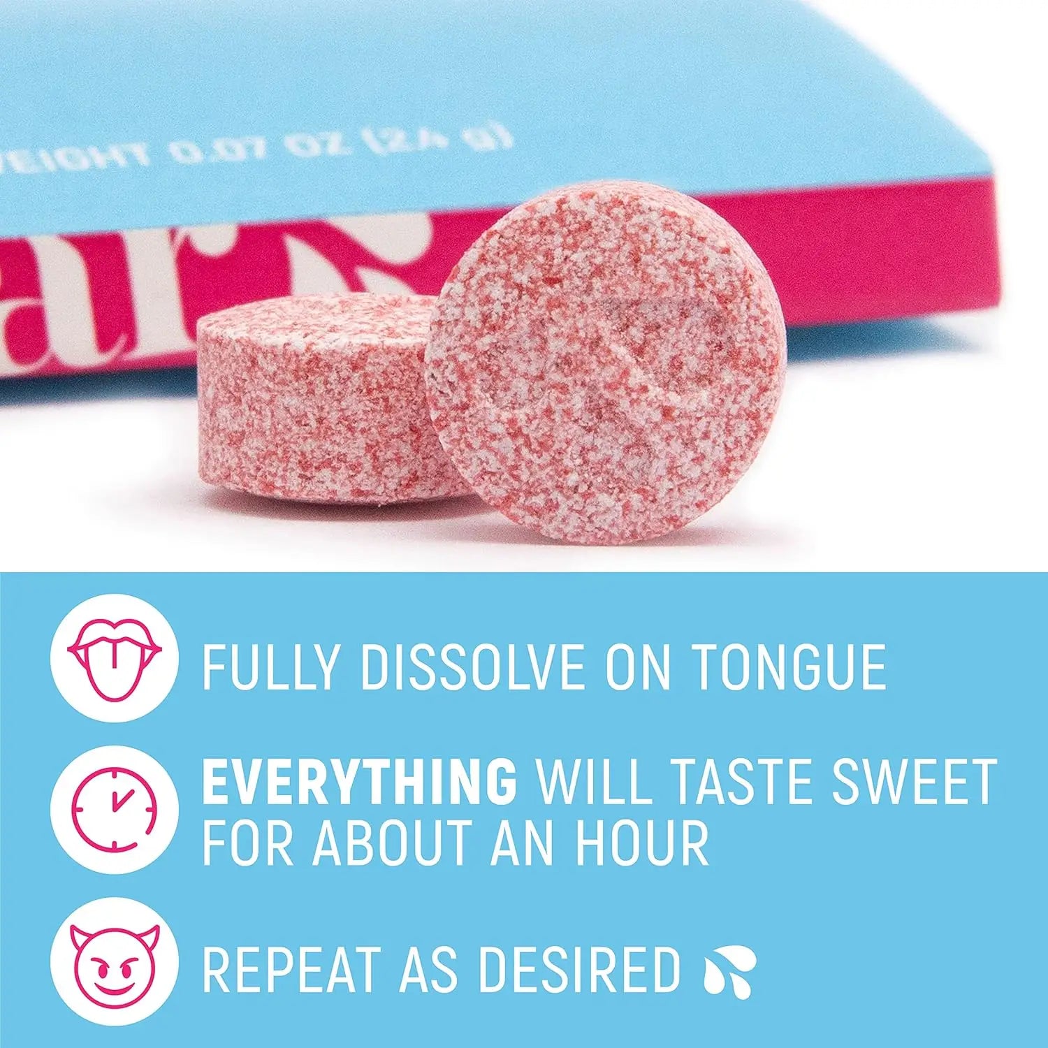 Sugar Splash Taste-Changing Tablets | Miracle Berry Enhancer 2-Pack
