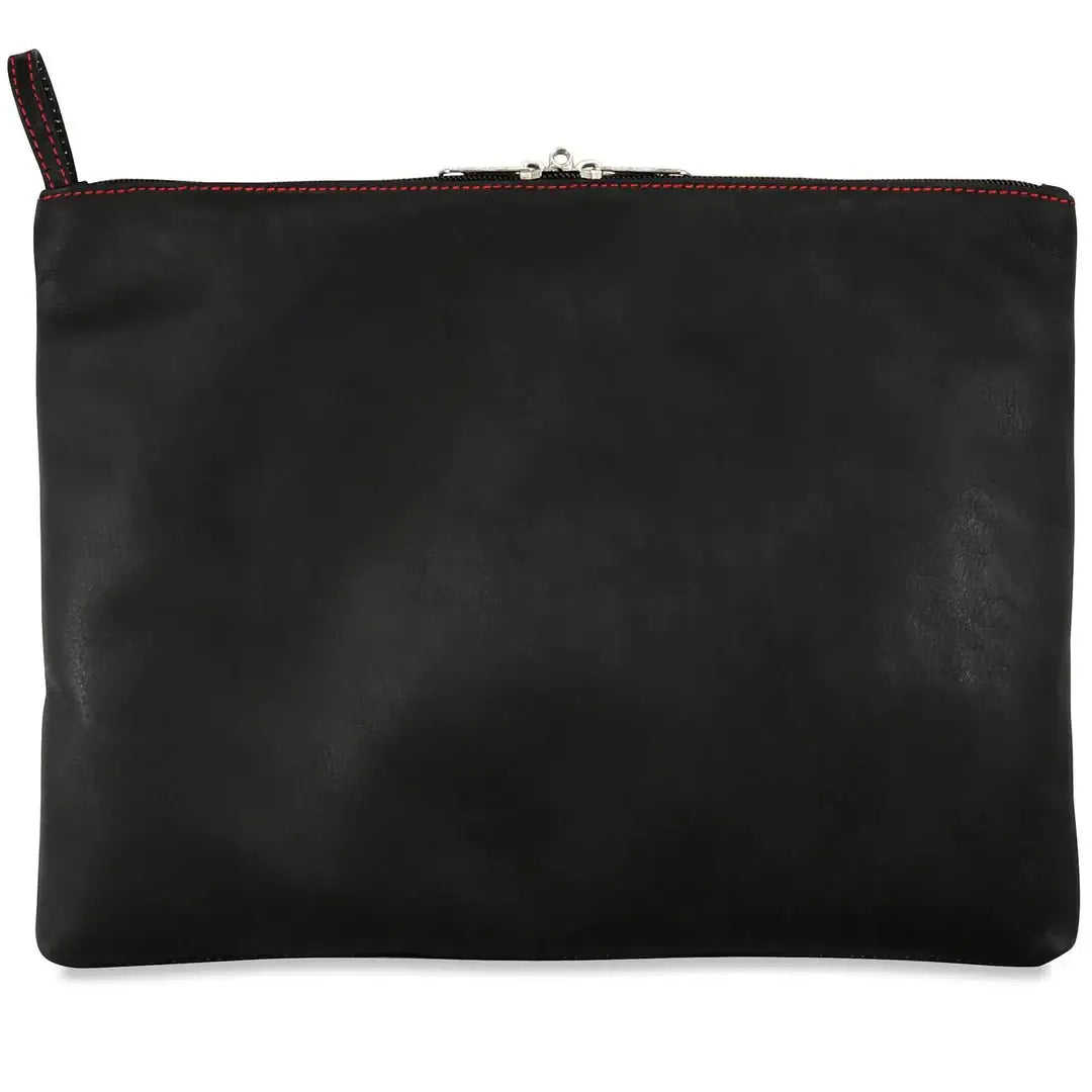Leather Toy Bag with Lockable Pullers & Inside Pockets - Rolik®