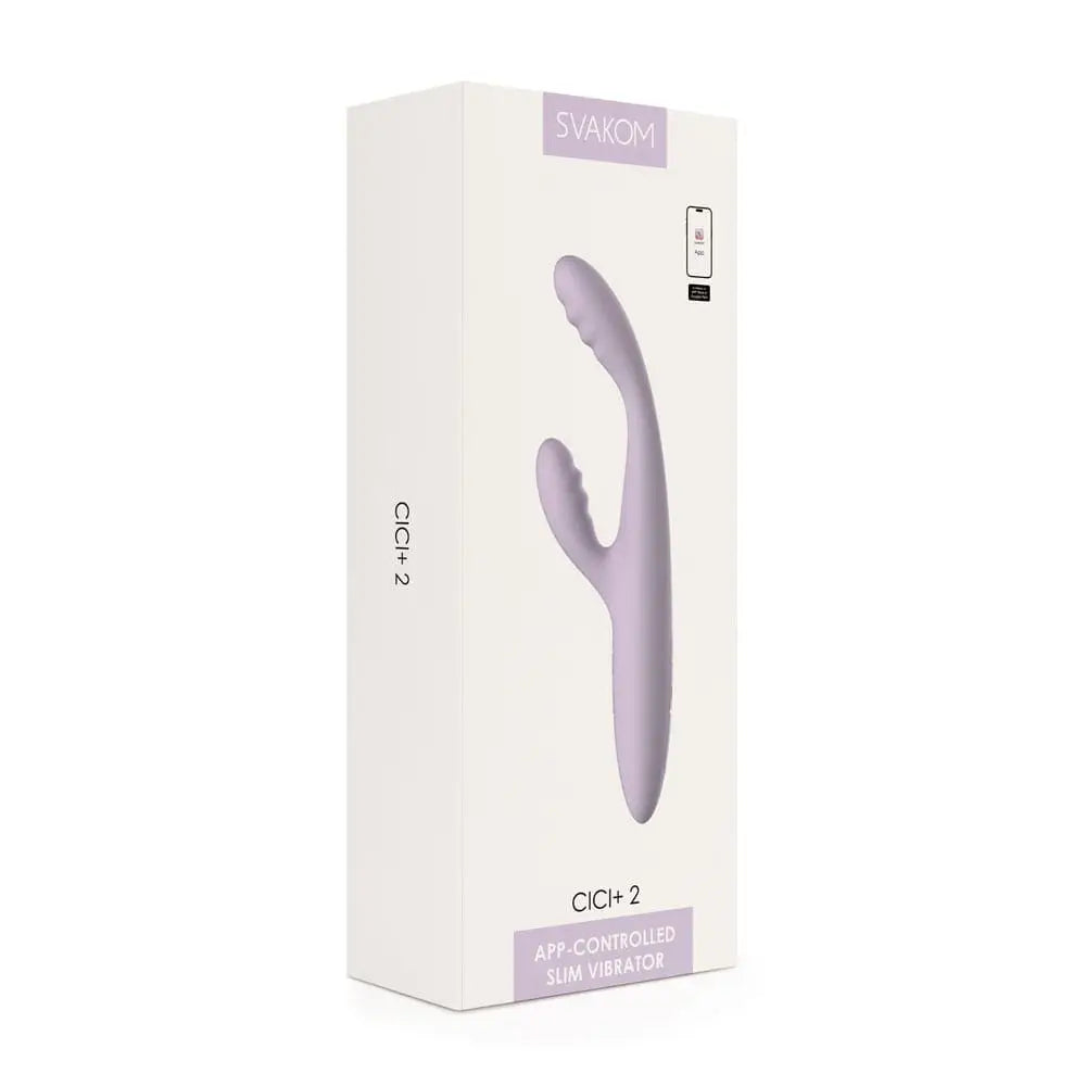 Svakom Cici+ 2 App - Enabled Warming Dual Stim Vibrator - Rolik®