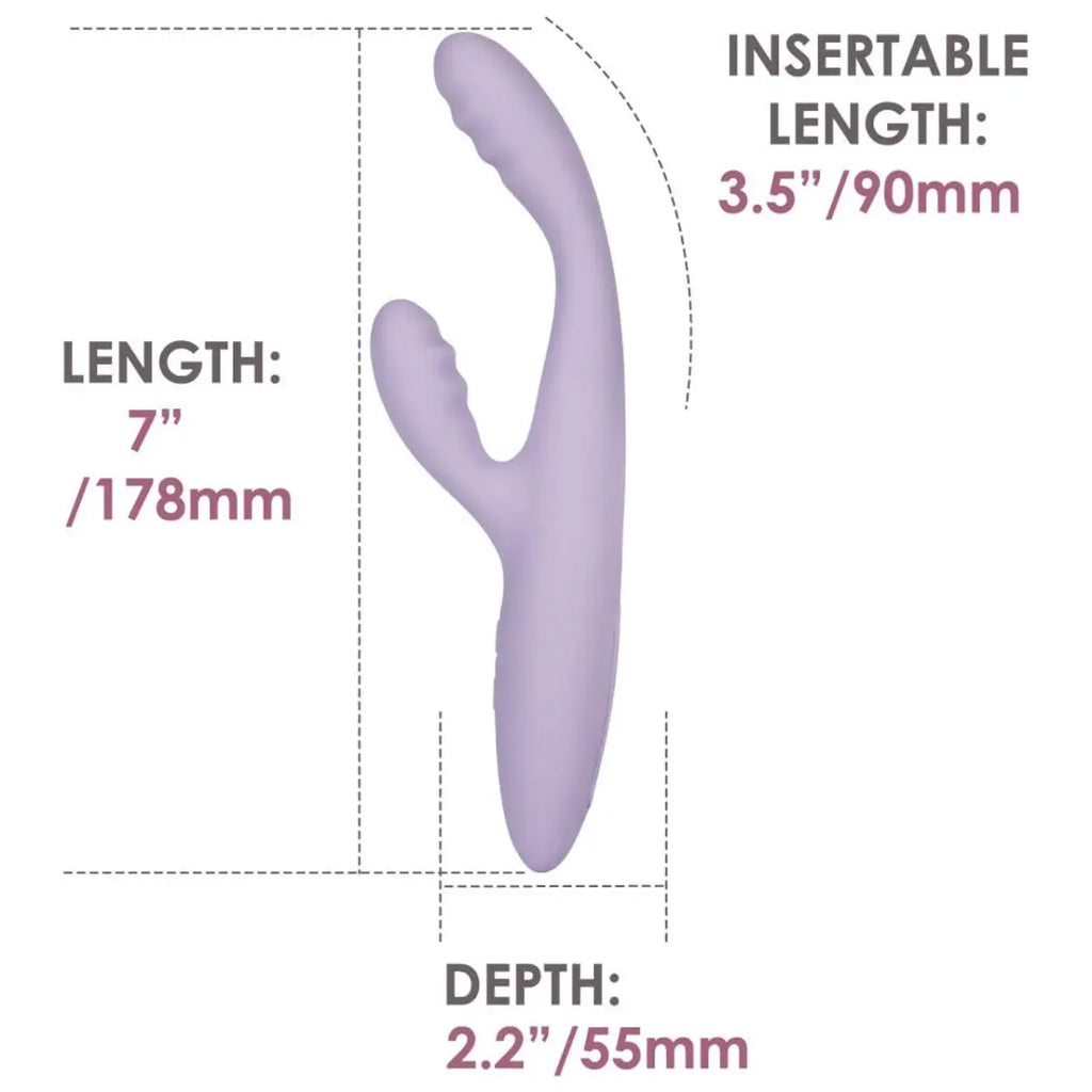 Svakom Cici+ 2 App - Enabled Warming Dual Stim Vibrator - Rolik®