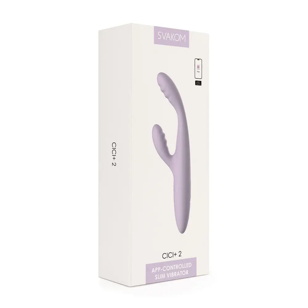 Svakom Cici+ 2 App - Enabled Warming Dual Stim Vibrator - Rolik®