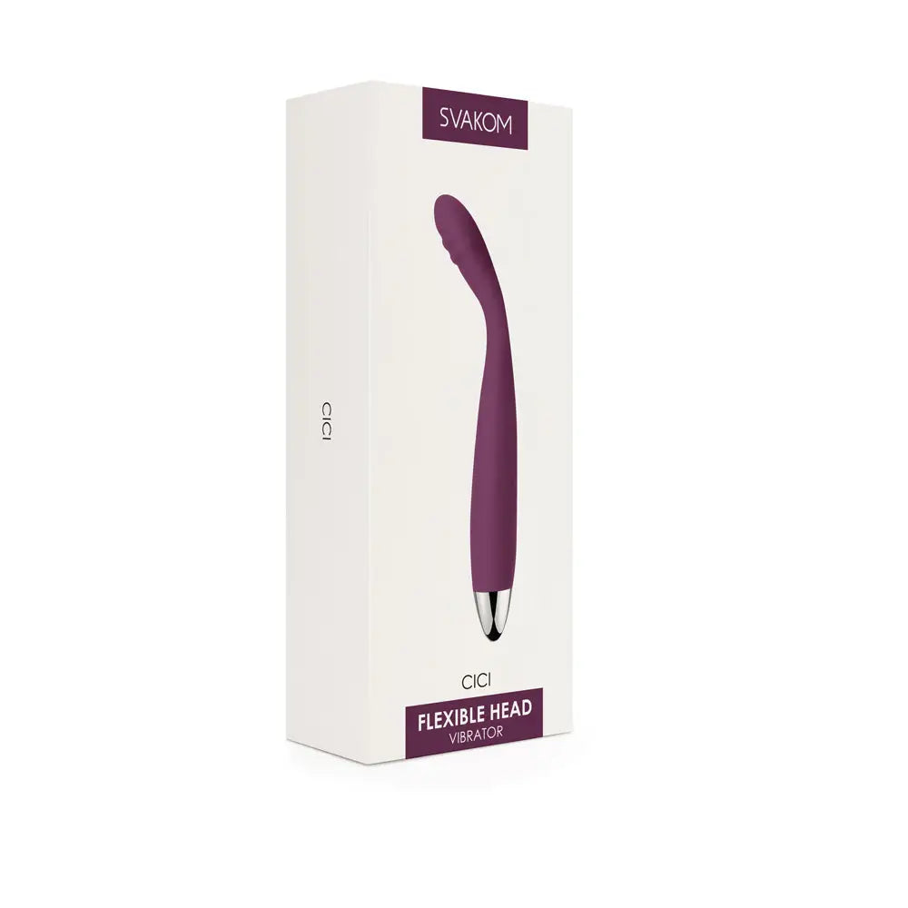 Cici Flexible Head Vibrator - Purple