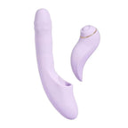 Svakom DuoGlow 2-in-1 Dual Vibrator | Thrusting Rotating & Wireless Remote Lavender