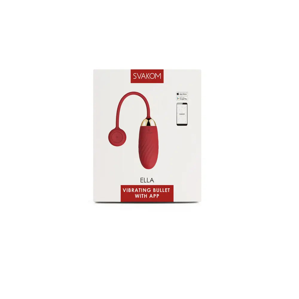 Svakom Ella Smart Bullet Vibrator - Red