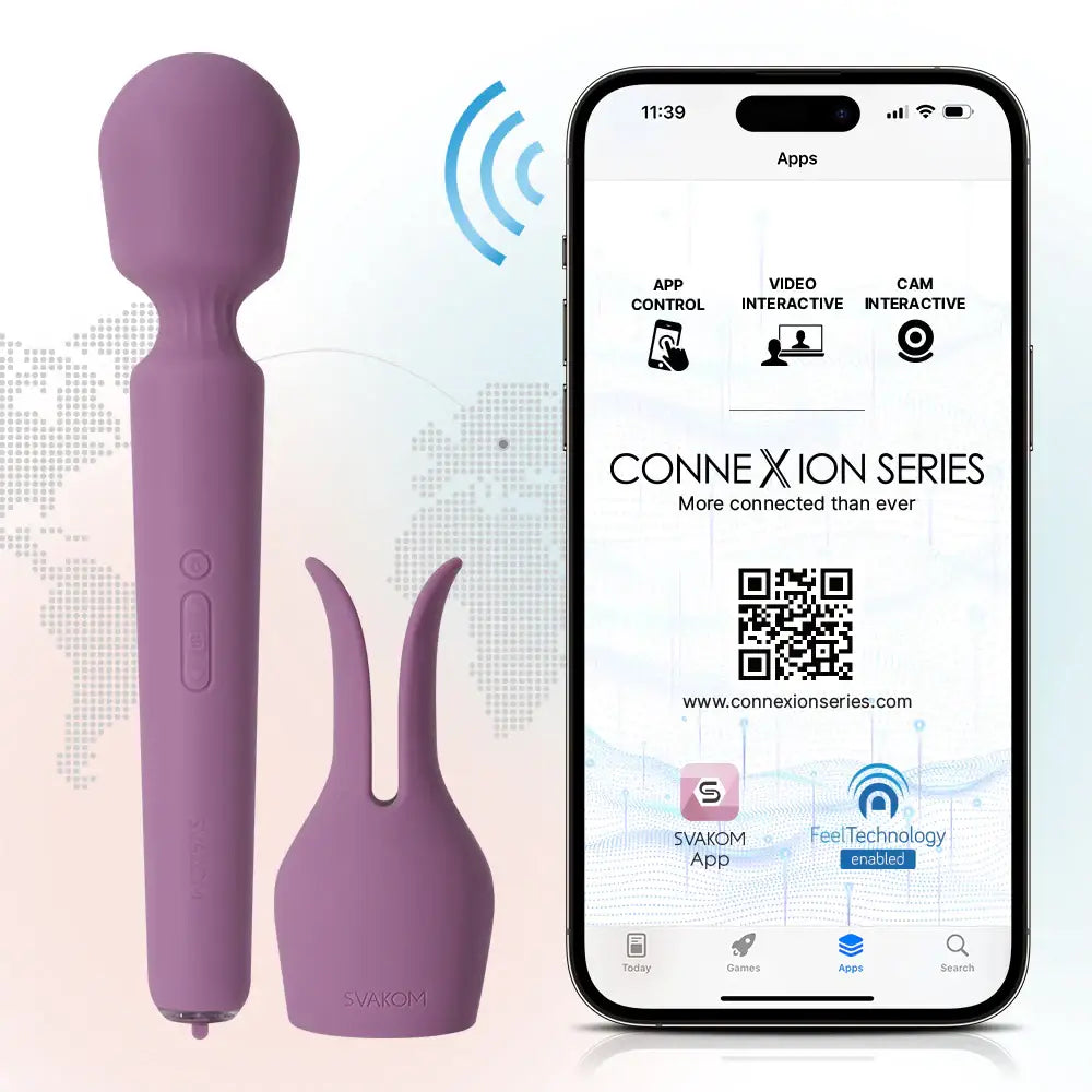 Svakom Emma Neo 2 App-Enabled Wand Vibrator - Rolik®