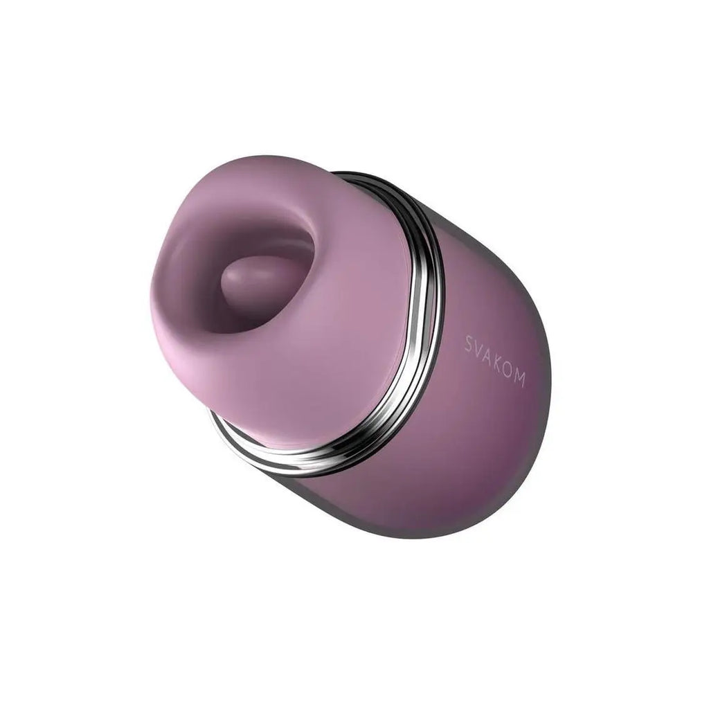 Svakom Klitty Triple-Action Clitoral Vibrator | Tongue Licking Suction & Vibration Purple