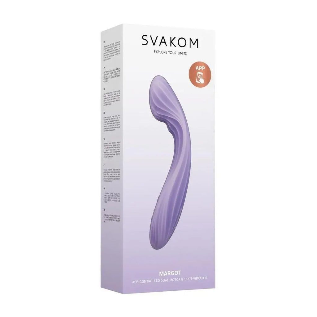 Svakom Margot Dual Motor G-Spot Vibrator with Warming & App Control Lavender