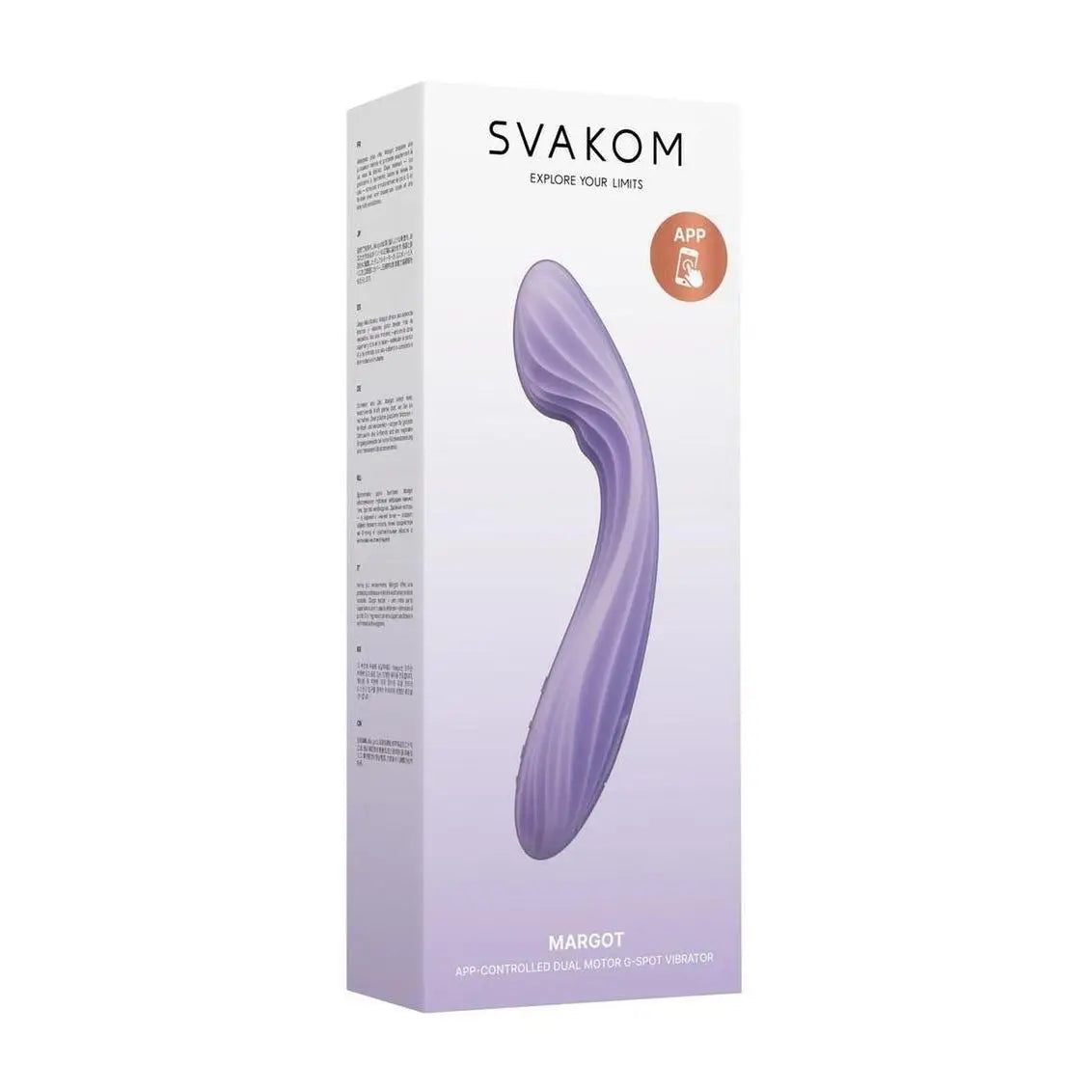 Svakom Margot Dual Motor G-Spot Vibrator with Warming & App Control Lavender