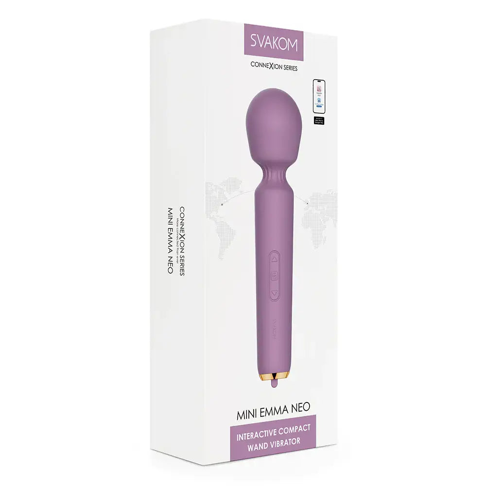 Svakom Mini Emma Neo App-Enabled Compact Wand Vibrator - Rolik®