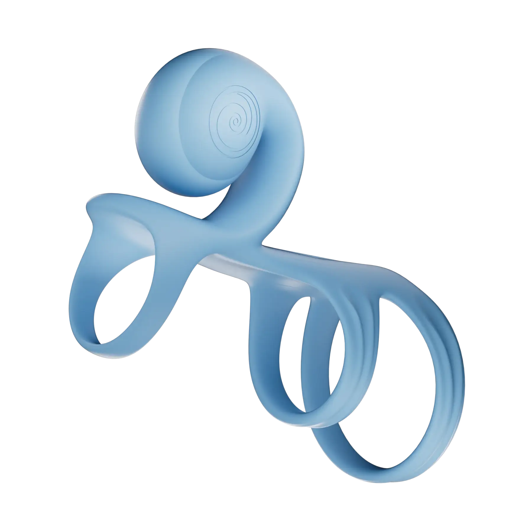 SVibe Snail JOVI Arc Couples Ring Sky Blue