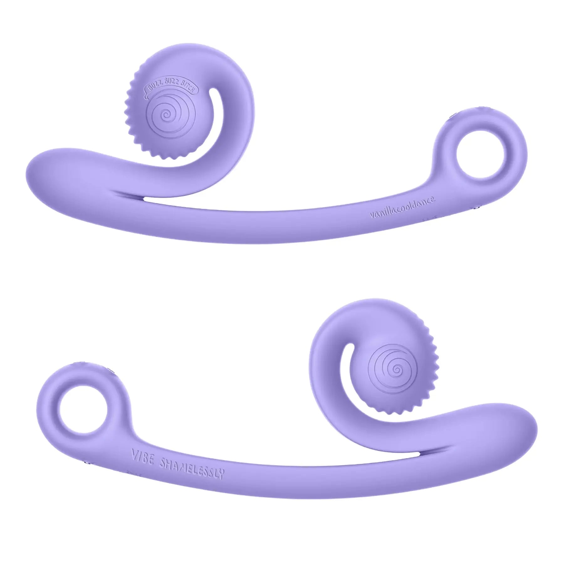 SVibe @vanillacooldance Special Edition Snail Curve Dual Stimulator Periwinkle