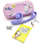 SVibe @vanillacooldance Special Edition Snail Curve Dual Stimulator Periwinkle