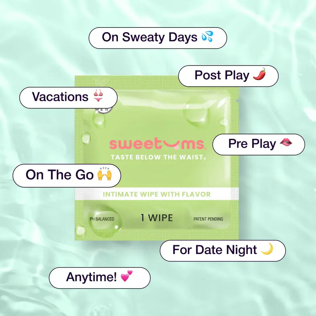 Sweetums® Flavored Intimate Wipes 10 - Pack