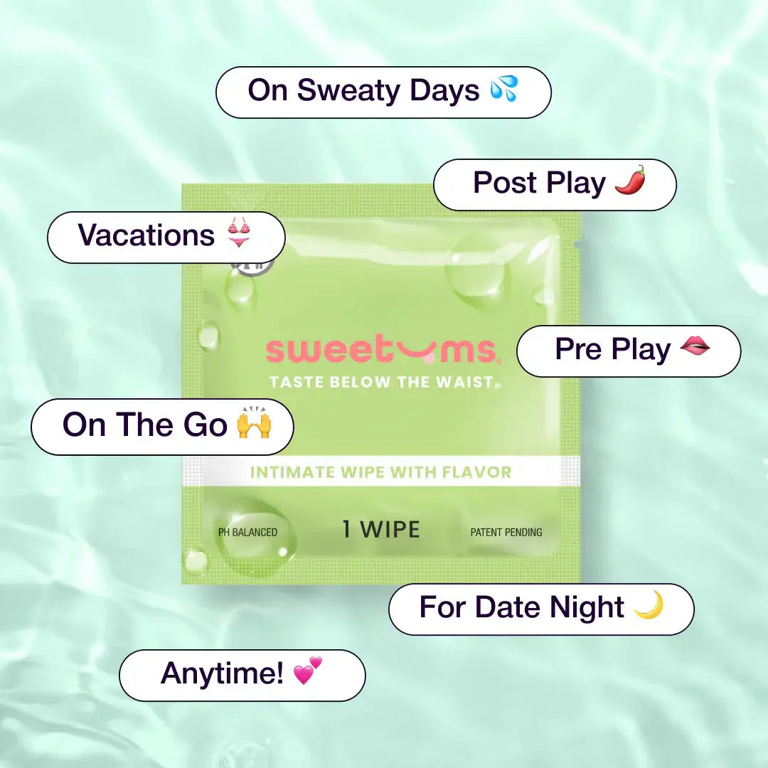 Sweetums® Flavored Intimate Wipes 10 - Pack