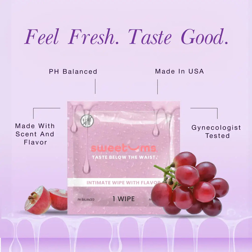 Sweetums® Flavored Intimate Wipes 10 - Pack