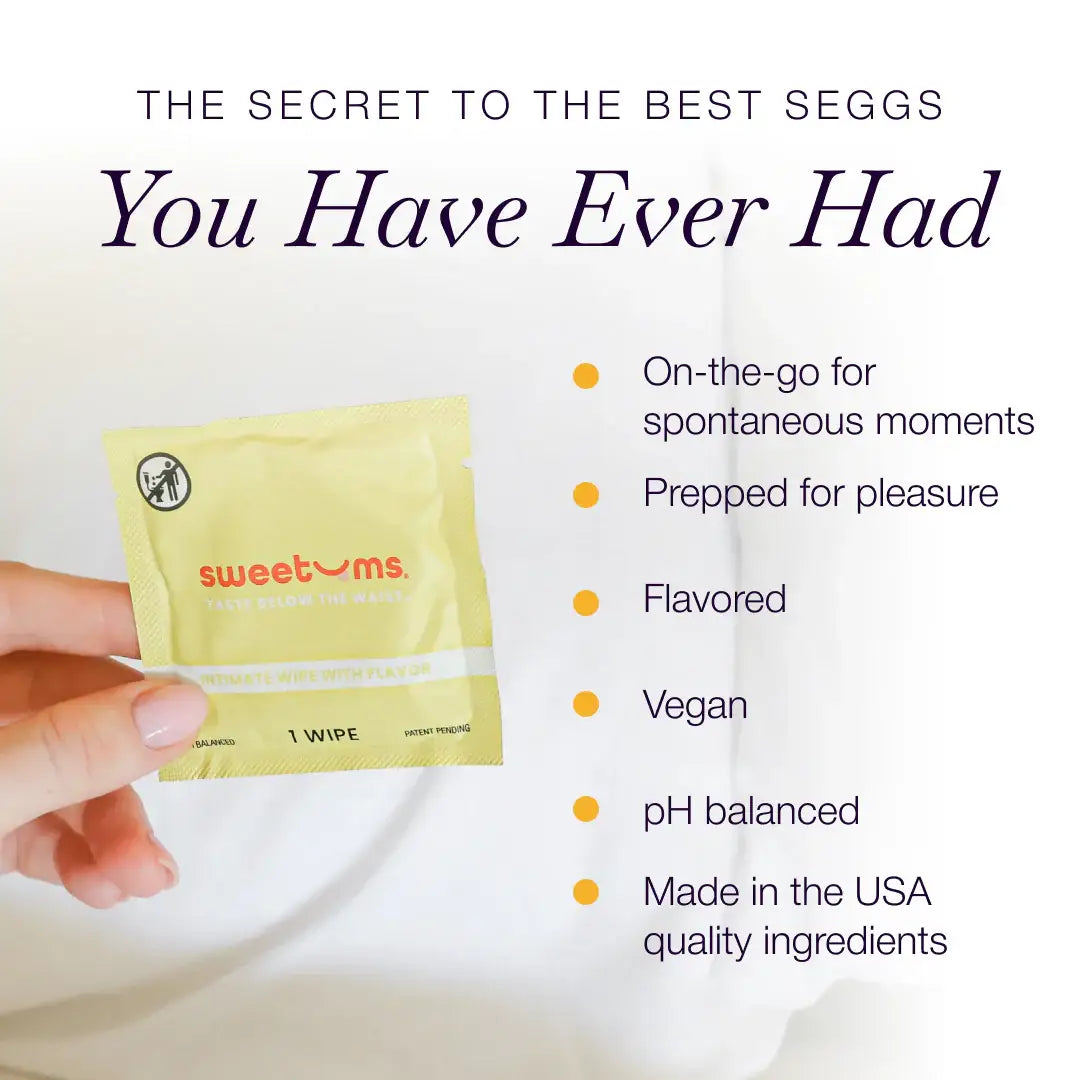 Sweetums® Flavored Intimate Wipes 10 - Pack