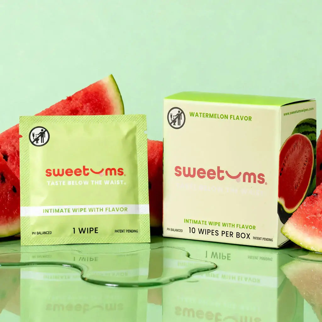 Sweetums® Flavored Intimate Wipes 10 - Pack Watermelon